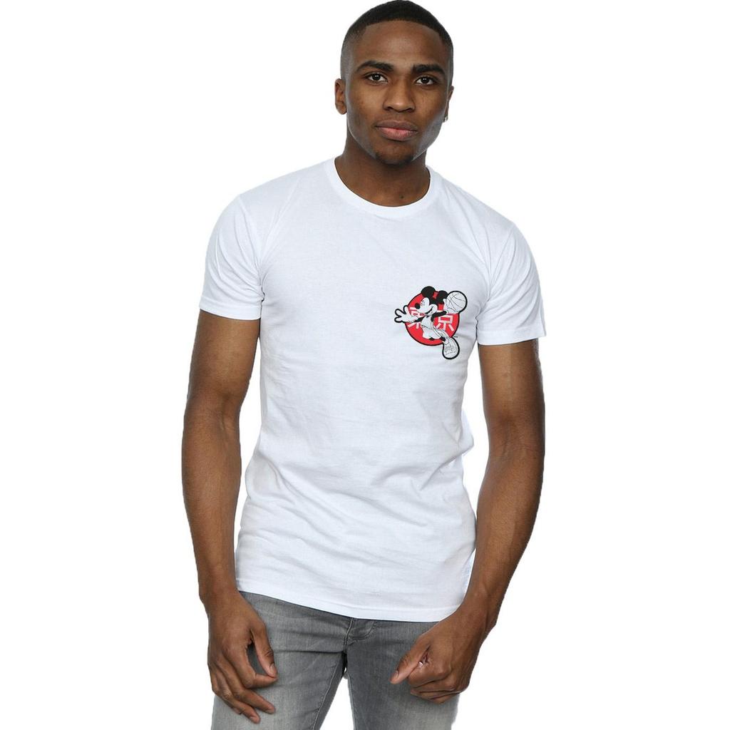 Disney Mens Mickey Mouse Dunking T-Shirt