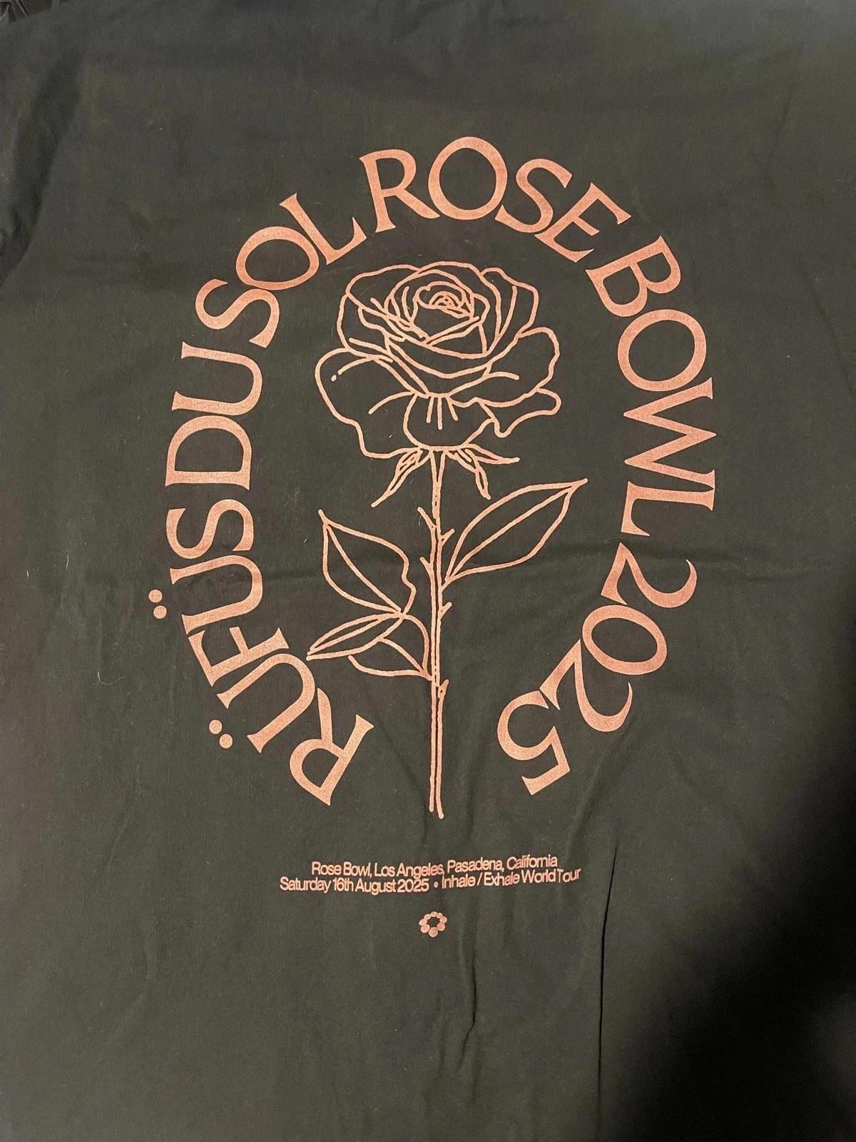 Rufus Du Sol Rose Bowl 2026 World Tour Reprint T-Shirt XXXXL