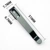 Stainless Steel Back Clip for Pocket Knife Waist Clip Folding Knives Handle DIY Make Accessories Parts with 3pcs Screws