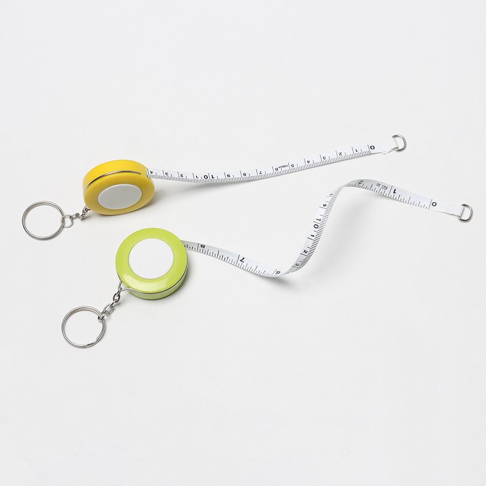 Mini Camping Measurement 150cm/60 Inch Measuring Tool Soft Ruler Keychain Tape Measure