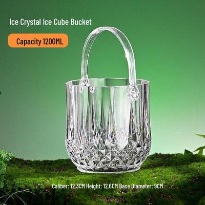 ZISIZ Bar KTV Acrylic Ice Bucket