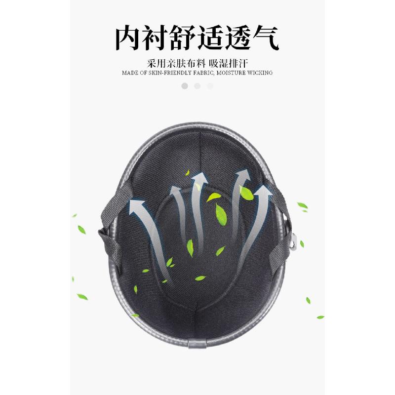 Lightweight Retro Open Face Motorcycle Helmet Breathable Summer Four Season Scooter Bike Half Helmet For Men Women