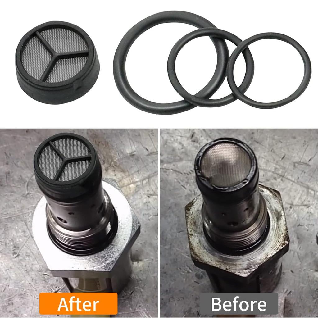 6.0 IPR Kleppen Dop voor 6.0L Motor Olie Rail Adapters Kit Hoge Druk Oliepomp IPR Kleppen met Afdichting