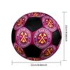 West Ham United Football Indoor Soccer Ball Colorful Machine Stitched PVC Size 5 Team Training Competition Ready Durable High-Bounce Cool Sports Gift