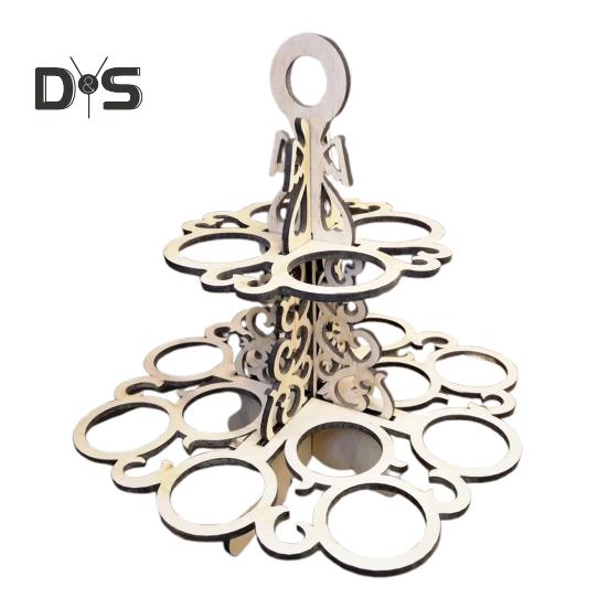 

Подставка для хранения пасхальных яиц, 2 яруса, деревенский деревянный красочный держатель для яиц, органайзер, подставка для дисплея, домашний офис, кухонный стол, центральное украшение