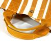 HERMES Border with pouch Cannes PM Tote Bag Hand Bag cotton yellow/White