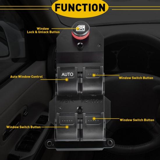 Electric Power Window Master Control Door For Switch 2002-2006 Honda CR-V CRV EA