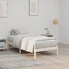 Vidaxl Bed Frame Without Mattress, 100X190 Cm, Solid Pine Wood