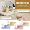 Desktop Stationery Storage Box, Student Creative  Arrangement, Shelves, Multi-functional Transparent Rotating Figure Display Shelf