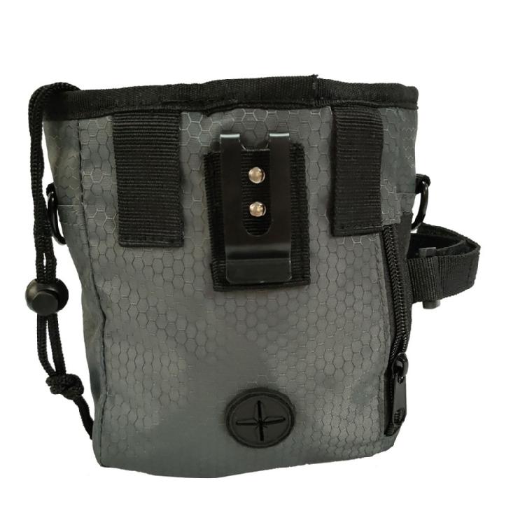 Multipurpose Adjustable Dog Treat Pouch Leakproof Design Convenient Waste Bag Holder Polyester Texture for Active Owners