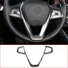 ABS Car Interior Steering Wheel Frame Cover Trim Sticker for BMW 3, 5, 7, 6 Series GT X3 X5 X7 G01 G05 G07 G20 G30 G11 Luxury 2019-2020 (Carbon