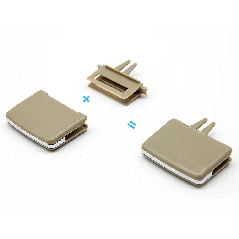 Car Rear AC Air Vent Grille Clip Slider Repair Kit For Mercedes Benz W204 C  X204 GLK W212 W207 E Class 2007-2015