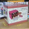 Kids' Strawberry Wood Toy Microwave & Toaster Set: Pretend Play Kitchen Gift