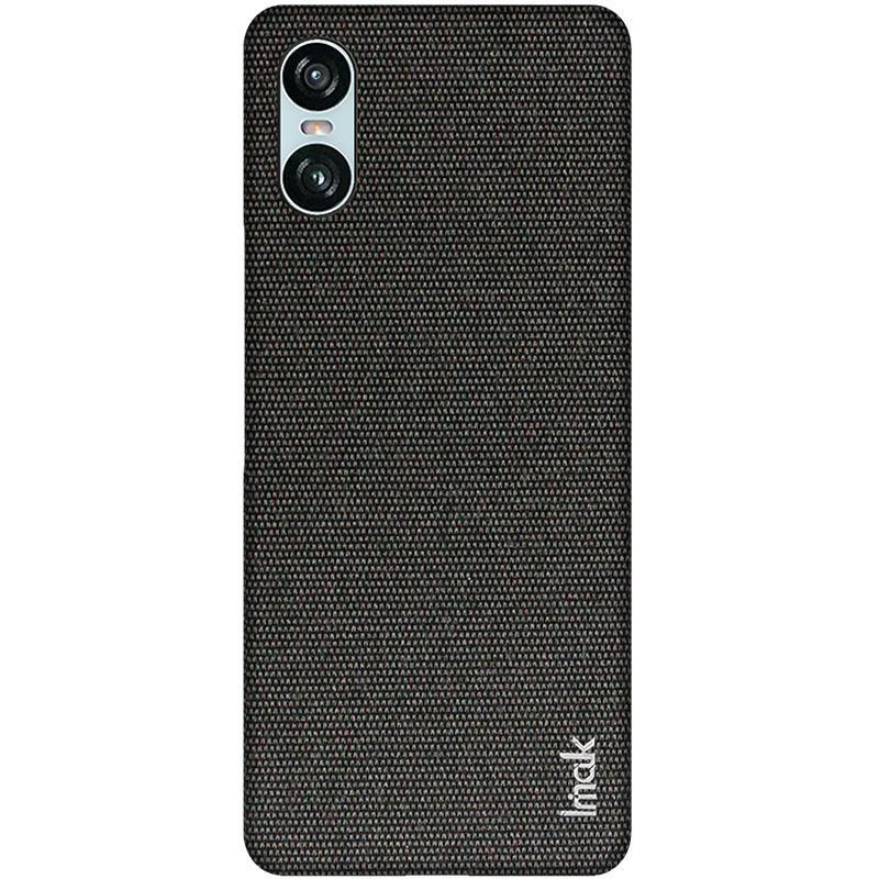 IMAK Ruiyi Series for Sony Xperia 10 VI Case Fabric Texture Leather+PC Phone Back Cover