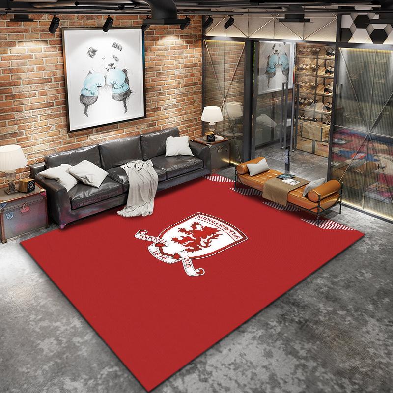 Middlesbrough Carpet Rug for Living Room Bedroom Home Sofa Decoration,Kids play Nonslip Floor Mat