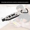 Multi Tool Screwdriver Bit with Carabiner Keychain Multifunctional Gadget Portable Screwdriver Pocket Bottles Opener