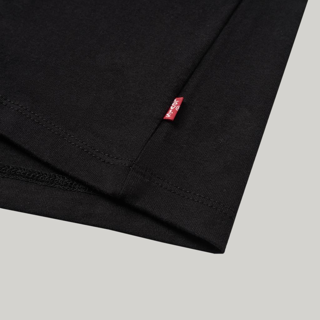 Levis Comfortable Casual Loose Fit Round Neck Short Sleeve T-Shirt Men Tops Black 002A0-0001