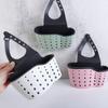Non Perforated Soap Hanging Kitchen Organizer Storage Rack Drain Basket Storage Bag Sink Basket