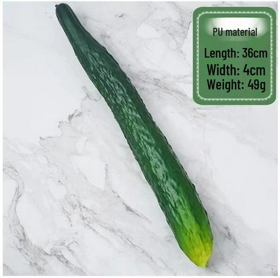 Simulation Cucumber & Bottle Gourd Model - Educational & Photography Props