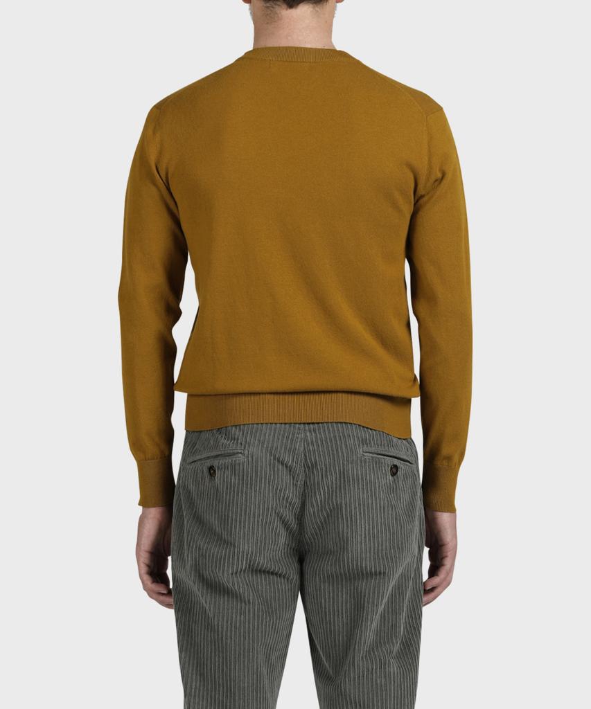 PANICALE Mustard Logo Round Knit