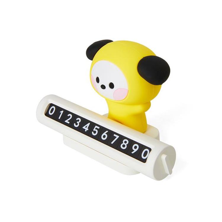LINE FRIENDS BT21 CHIMMY Minini Car Figure Number Signboard