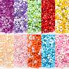 40g/lot Mixed Color Glass Seed Beads 4mm Cute Mini Loose Rice Beads For Jewelry Making Supplies DIY Bracelet Necklace Keychain
