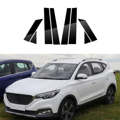 For MG ZS 2018 2019 2020 2021 2022 2023 Polished Pillar Posts Car Window Trim Cover BC Column Stickers Auto Accessories