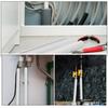 4 Bucăți Capace Conducte Radiator PVC Decorative pentru Conducte Apă Caldă Bucătărie Baie Tuburi de Perete Radiator Capac Decorativ