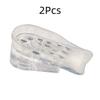 2pcs 5-Layer Adjustable Insoles, Inner Height Increase Comfortable Transparent Heel Cushion