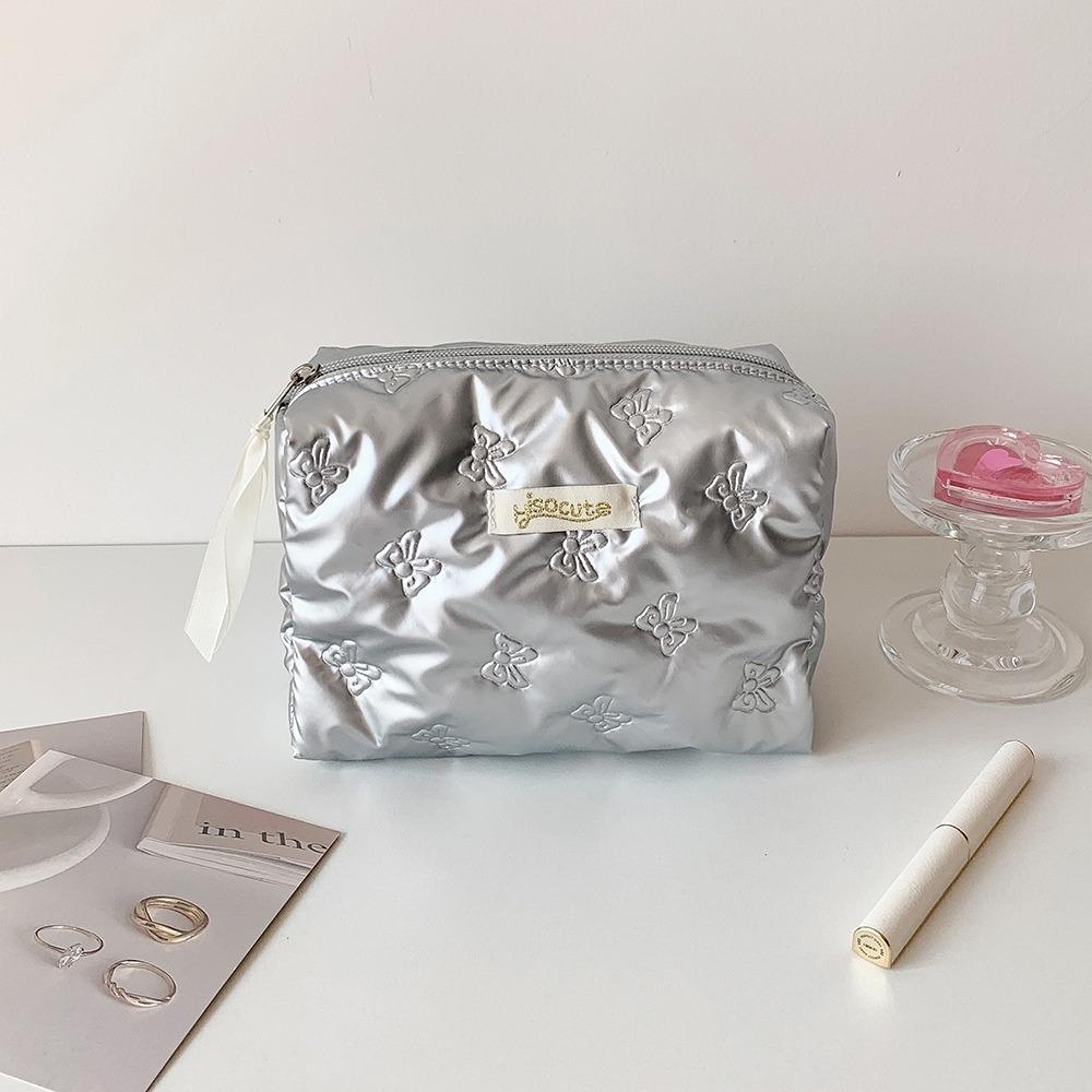 Wash Pouch Bow Stationery Bag Bowknot Love Heart Bow Coin Pouch Sweet Bow Cosmetic Bag  Travel