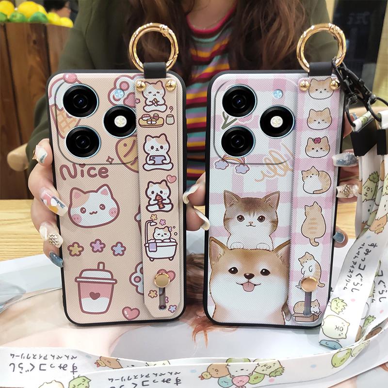 Ring Waterproof Phone Case For infinix Smart8 Pro/Smart8 Plus/X6526/X6525B Soft case Silicone Cute Durable Phone Holder