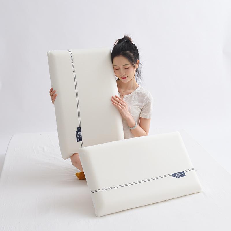 Pillow Core, New Dual-sense Memory Foam Deep Sleeping Pillow, Side Sleeping Pillow for Men and Women, Cervical Vertebra Protection, One Piece
