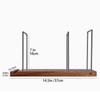 Vinyl Record Storage Holder Adjustable Solid Wood Record Stand for Albums 50 75 LP Vinyl Rack Organizer Record Display