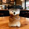 2026 New 500ML Cartoon Bear Shaped Coffee Mug Cute Bear Mug Glass Cup With Straw Transparent Creative Milk Coffee Water Cups