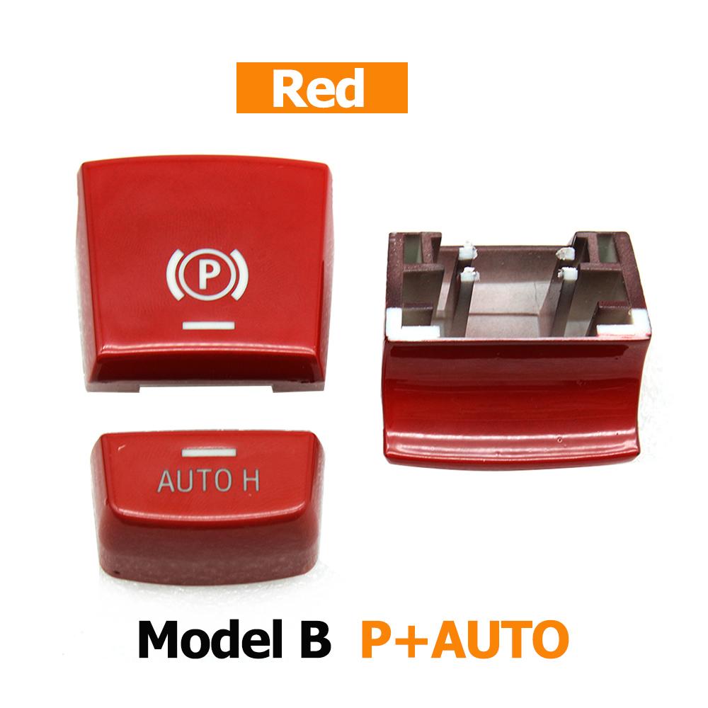 Electronic Hand Brake Parking Switch P Auto H Button Cover For BMW 5 6 7 X3 X4 X5 X6 F01 F02 F07 F10 F06 F25 F26 F15 F16