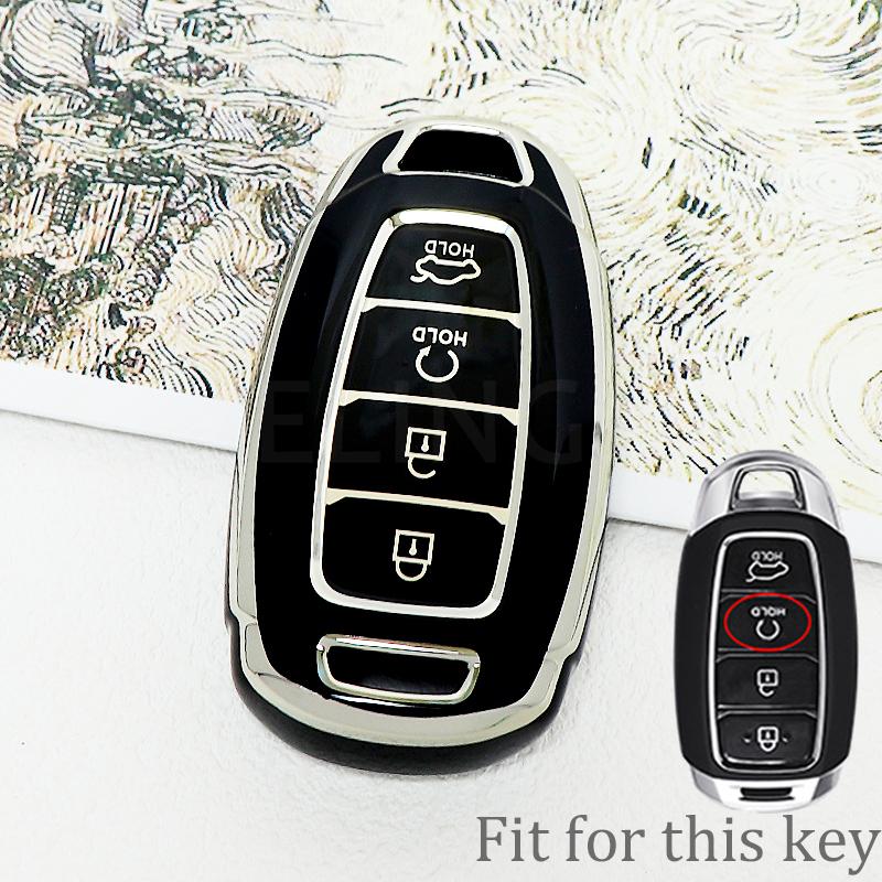 3 4 5 Button Car Key Fob Case Key Fob Cover For Hyundai I30 Ix35 Kona Encino Solaris Azera Grandeur Ig Accent Santa Fe Palisade