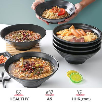 Ramen Melamine Fruit Salad Fast Food Tableware Japanese Style Frosted Noodles Bowl