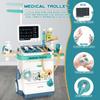 Non-Toxic Doctor Kit Toy Pretend Play Doctor Nurse Hospital Games Toddlers Medical Cart Kit With Sounds 3-5 Year Old Toddler Toy For Kids