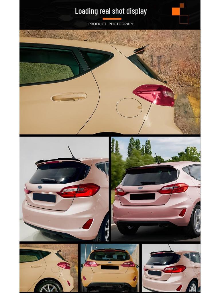 Ford Fiesta MK8 Rear Wing Spoiler for 2018+ Standard Version