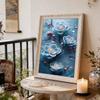 DIY Plum Blossom Pearl Diamond Art Painting Kits for Adults and Beginners,fine View Sparkling Painting Craft Home Wall Decor Handmade Gift