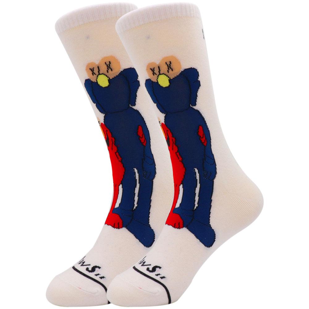 High Quality Custom Calcetines Socken Comic Character Cotton Funky Funny Cartoon Women Socks