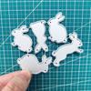 Rabbits Metal Cutting Dies Scrapbooking New DIY Scrapbooking Photo Album Decorative Embossing Paper Card