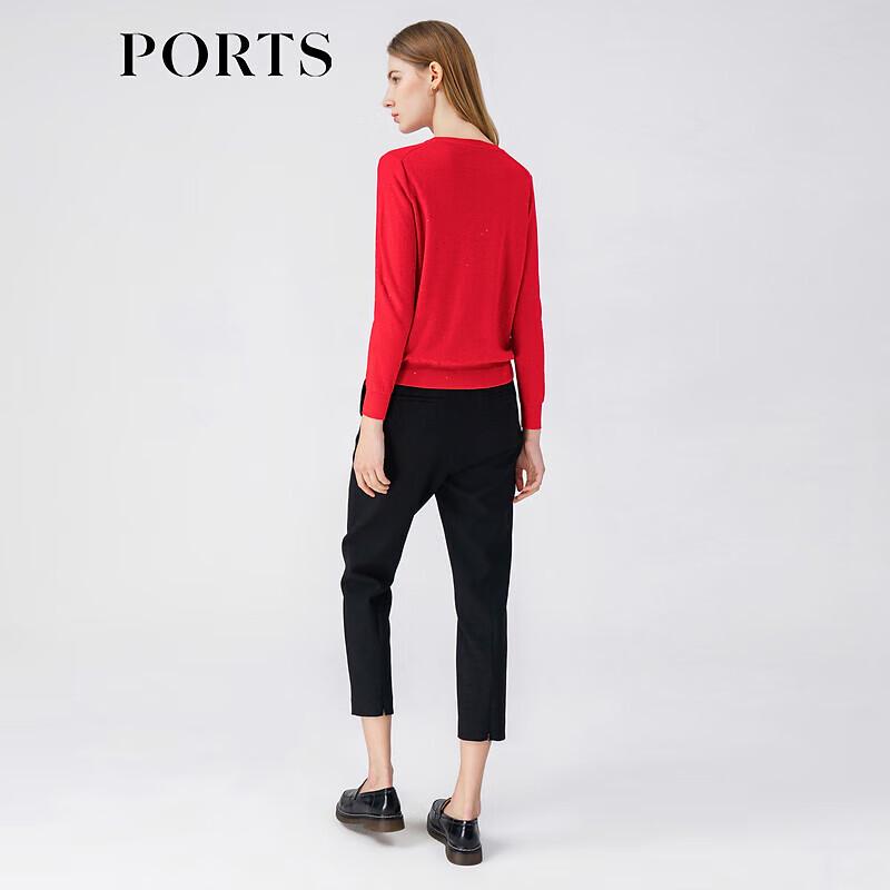 Ports Women's Knit Long Sleeve High Neck Pullover