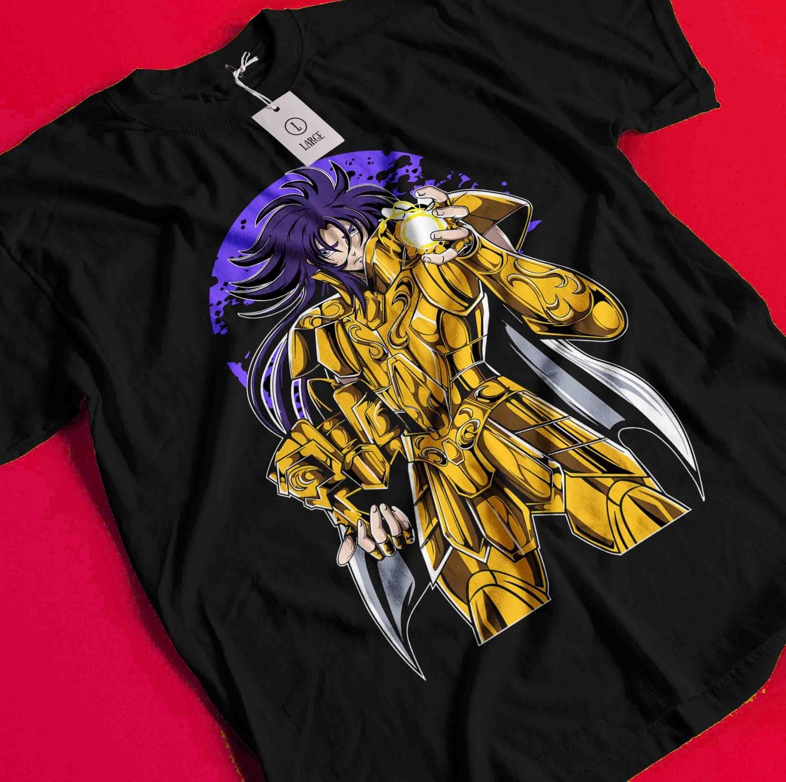 

Футболка Saint Seiya Рыцари Зодиака Аниме Манга Канон Унисекс Графическая футболка BB279 2XL