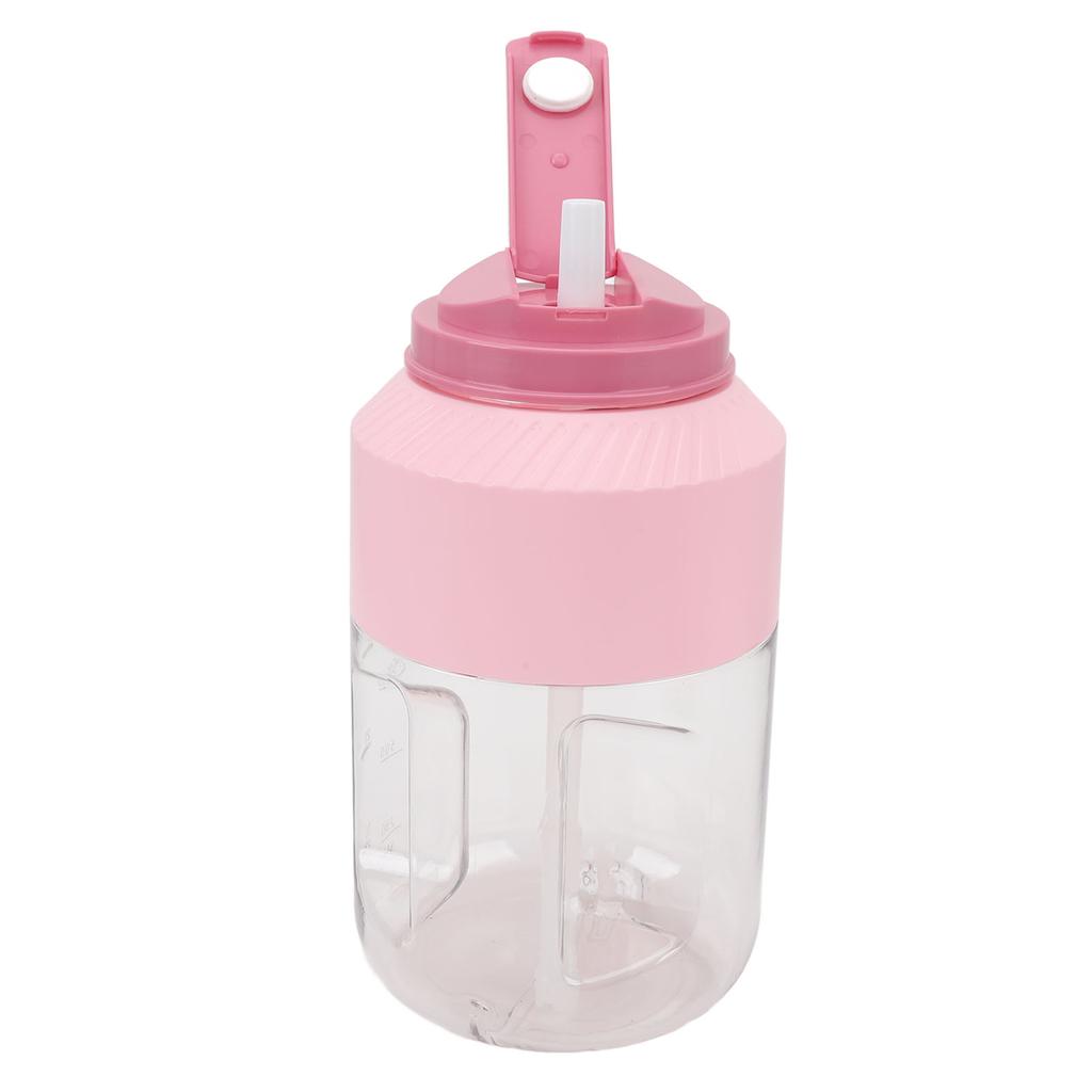 Portable Blender 1L Dual Lid Efficient Use Convenient Strap Rechargeable Cordless Blender for Outdoor Travel Gym Party
