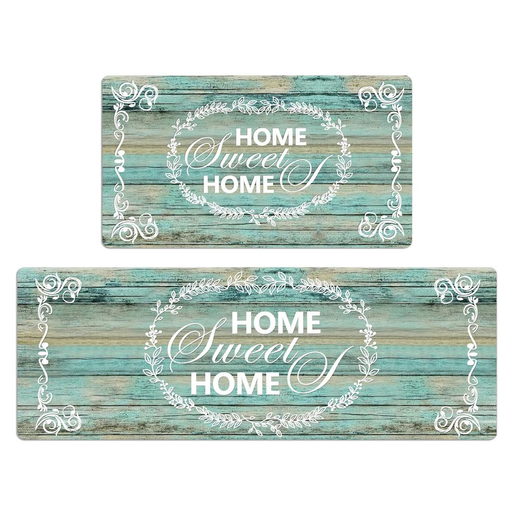 Neue Küchenfußmatten aus PU-Leder, wasserdicht, ölbeständig, schmutzabweisend und rutschfest, für den Eingangsbereich des Haushalts