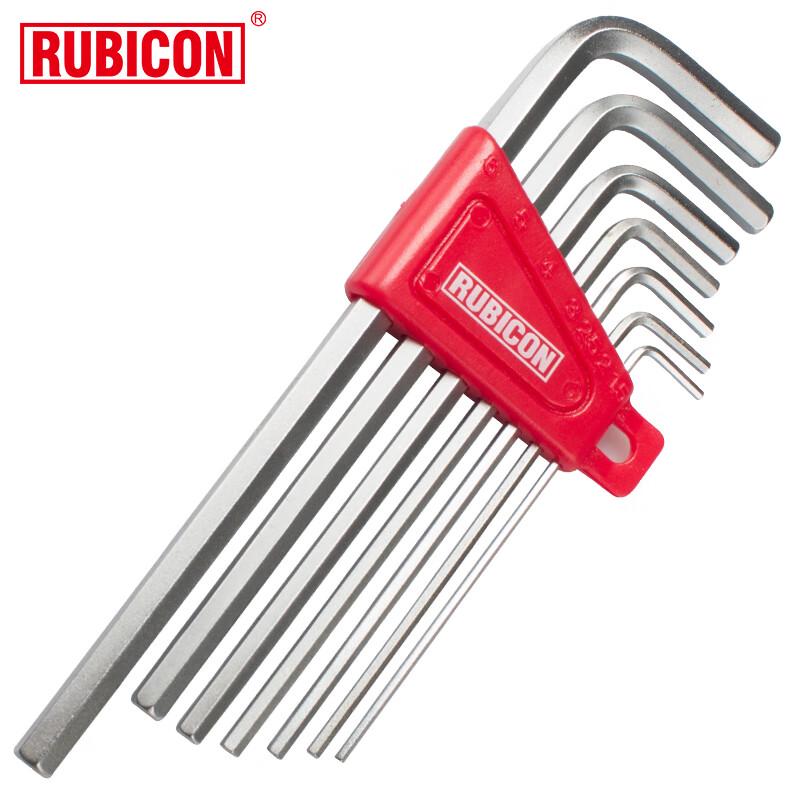 RUBICON RHK-187L Metric 7-Piece Hex Key Wrench Set