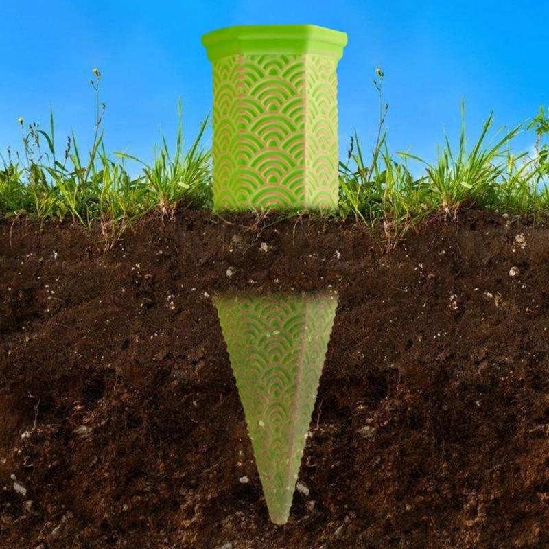 4Pcs Plant Self Watering Stakes Terracotta Automatic Plant Waterer Devices Water Irrigation System for Indoor/Outdoor