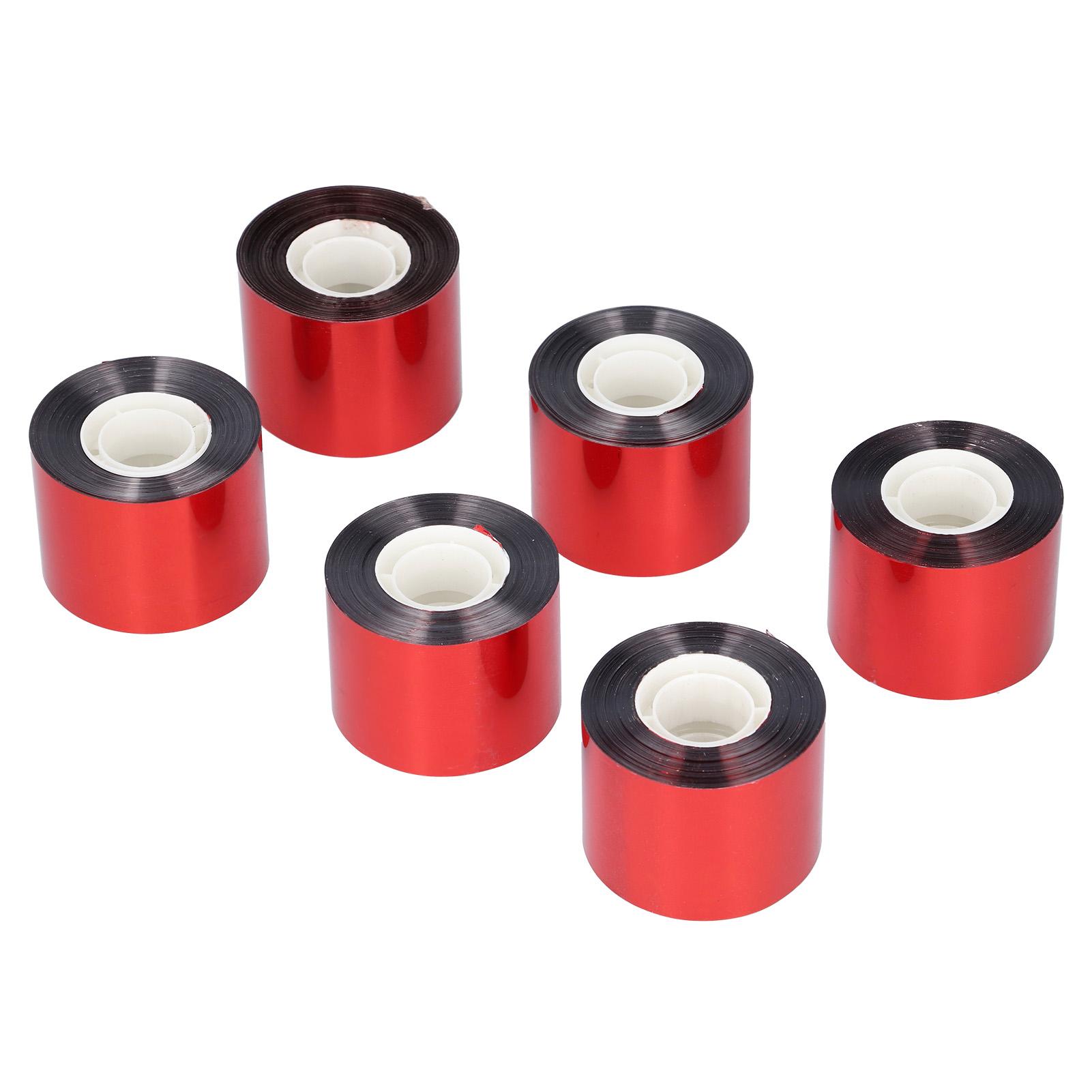 

6 шт. Відлякувальна світловідбиваюча стрічка для птахів Відлякувальна стрічка для саду Срібляста Червона