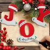 26 English Letters Christmas Decoration Pendant Christmas Tree Ornaments for Home Decor Navidad New Year 2026 Decor Accessories